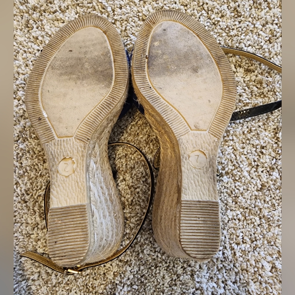 Jcrew Navy And Black Espedrille - Picture 4 of 4